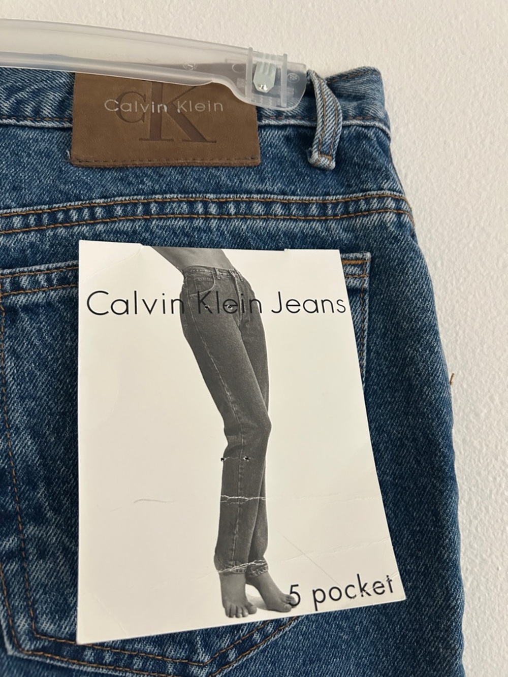 Calvin Klein Vintage 90s 5 Pocket Mom Jeans NWT 14